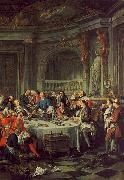 Jean-Francois De Troy The Oyster Lunch oil painting